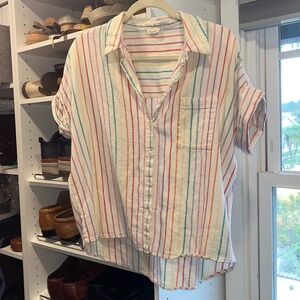 Candy-stripe Button-Down Collared shirt